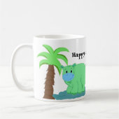 Glücklich wie ein Nilpferd Kaffeetasse (Links)
