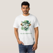 Glücklich wie eine Hochlandkuh - St. Patrick's Day T-Shirt (Vorne ganz)