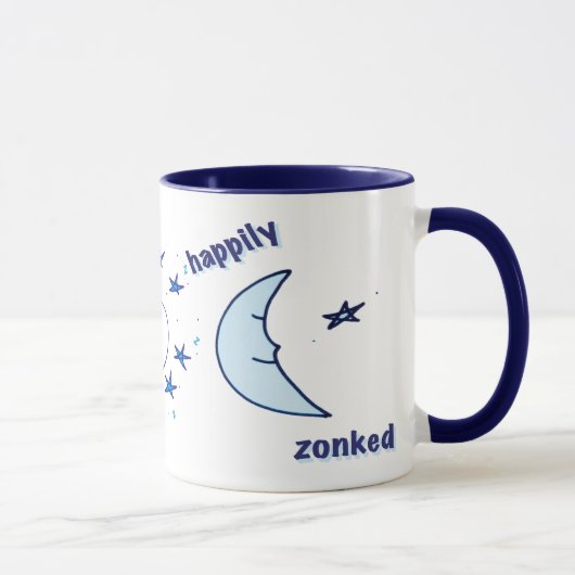 Glücklich Zonked Tasse (Rechts)