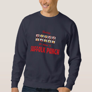 Glücklich zu eigenem ein sweatshirt