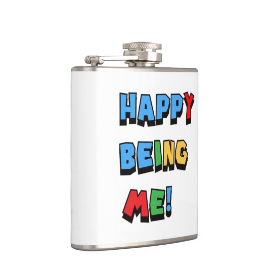 glücklich zu sein flachmann (Rechts)