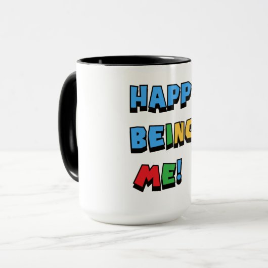 glücklich zu sein tasse (Vorderseite Links)