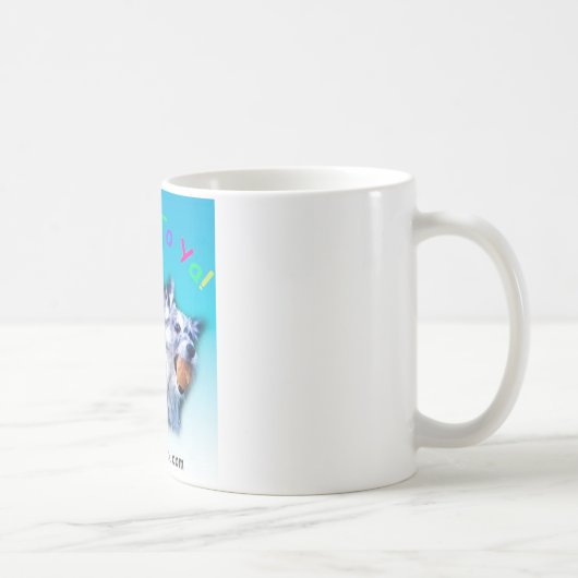 Glücklich zu Ya! 11oz-Tasse Kaffeetasse (Rechts)