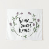 Glücklich Zuhause-Bonbon-dem Zuhause zur Wandteppich (Vorderseite (Horizontal))