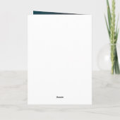 Glücklich zum Geburtstag Wolf bei Sunset Karte (Rückseite)