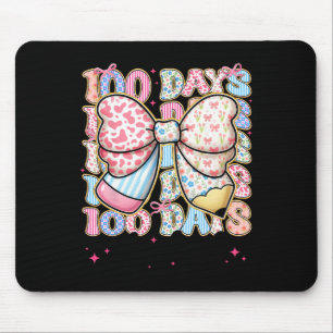Glückliche 100 Schultage Coquette 100. Tag Lehrer Mousepad