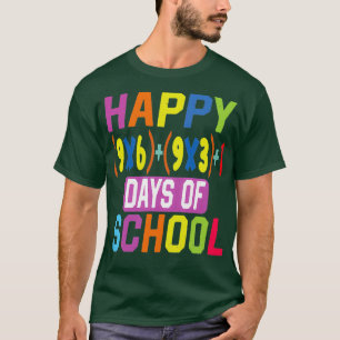 Glückliche 100. Tage der Mathematik-Schule Formel T-Shirt