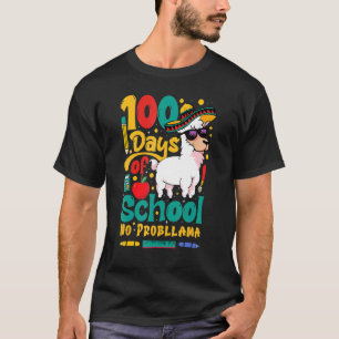 Glückliche 100 Tage der Schule Nr. Probllama Llama T-Shirt