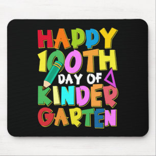 Glückliche 100 Tage Kindergarten Kinder 100 Tage Mousepad