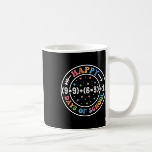 Glückliche 100 Tage Mathematik der Schule Formel 1 Kaffeetasse