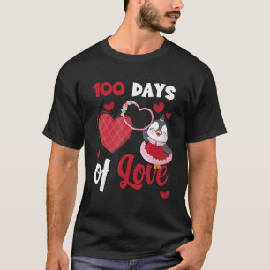 Glückliche 100 Tage Schule 100 Tage Liebe Süßer St T-Shirt