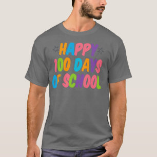 Glückliche 100 Tage Schule für Lehrer für Kinder f T-Shirt