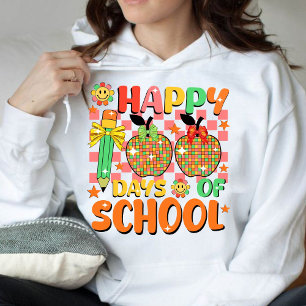 glückliche 100 Tage Schule . Lehrerbewertung Hoodie