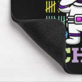 Glückliche 100 Tage Schulkinder, die Astronaut abs Mousepad (Ecke)