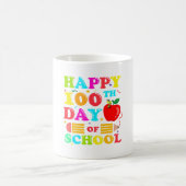 Glückliche 100 Tage Schullehrergeschenke Kaffeetasse (Mittel)