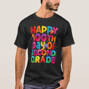 Glückliche 100 Tage Shirt Jungen Mädchen 2. Grad