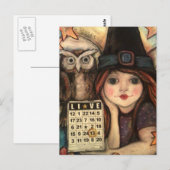 Glückliche 13 Zauberei Postkarte (Vorne/Hinten)