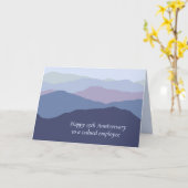 Glückliche 15-jährige Mitarbeiterberge Karte (Gelbe Blume)