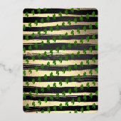 Glückliche 1 Chalkboard 1. Geburtstag Danke, wirkl Folieneinladung (Rückseite)