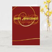 Glückliche 20-jährige Jubiläumsgrusskarte Karte (Gelbe Blume)