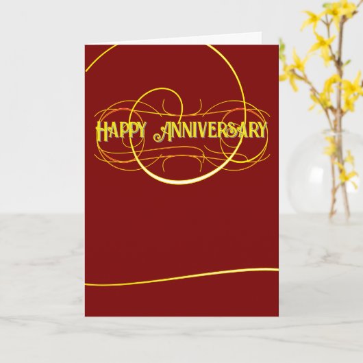 Glückliche 20-jährige Jubiläumsgrusskarte Karte (Gelbe Blume)