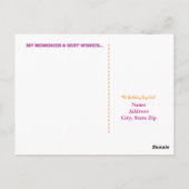 Glückliche 30. Geburtstag Meilenstein Postkarten i (Rückseite)