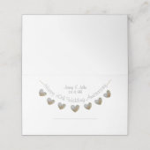 Glückliche 30. Geburtstagskarte Platzkarte (Außenseite Aufgefaltet)