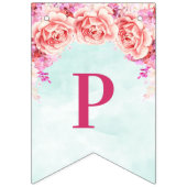 Glückliche 40. Geburtstags-Fahneblaue Wimpelkette (Dritte Fahne)