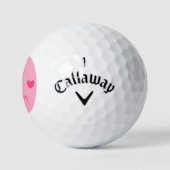 Glückliche 45. Geburtstagsgolfbälle Golfball (Logo)