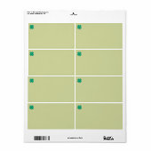 Glückliche 4-Blatt-Irische-Kleeblatt-grüne Versand (Vorne)