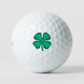 Glückliche 4 Leaf Irish Clover Titleist Pro Golfbä Golfball (Vorderseite)