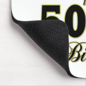 Glückliche 50. Geburtstags-Geschenke und Mousepad (Ecke)