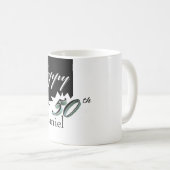Glückliche 50. Geburtstags-Tasse Kaffeetasse (VorderseiteRechts)