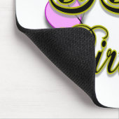 Glückliche 55. Geburtstags-Feier Mousepad (Ecke)