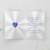 Glückliche 65. Hochzeitskarten für Eltern Karte (Innenseite)