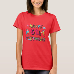 Glückliche 6. Geburtstag 6 Jahre alte b-day Überra T-Shirt