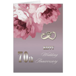 70 Hochzeitstag Karten | Zazzle.de