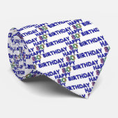 Glückliche 80. Geburtstags-Geschenke und Krawatte (Gerollt)