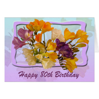 80 Geburtstag Grußkarten &amp; Einladungen | Zazzle.de