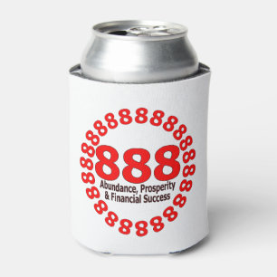 Glückliche 888 Angel Zahlen trinken Cooler für Übe Dosenkühler