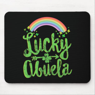 Glückliche Abuela Familie St. Patricks Day Oma Mut Mousepad