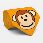 Glückliche Affe-Krawatte Krawatte (Gerollt)