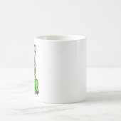 Glückliche alien-Frosch-Kaffee-Tasse Kaffeetasse (Mittel)