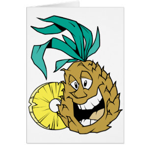 Glückliche Ananas