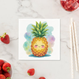 Glückliche Ananas Servietten