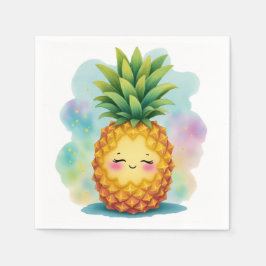 Glückliche Ananas Servietten
