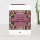 Glückliche Anniversay kundengerechte Karten (Rückseite)