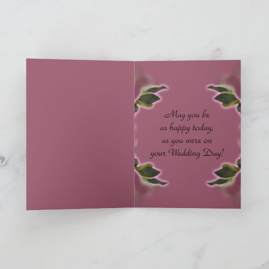 Glückliche Anniversay kundengerechte Karten (Innenseite)