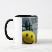 Glückliche Ansicht Tasse (Links)