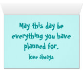 Glückliche April-Narren - (Innenansicht Horizontal (Unten))